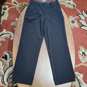Perry Ellis Portfolio Black Straight Dress Trouser Slacks Pants Size Boys 16 Reg